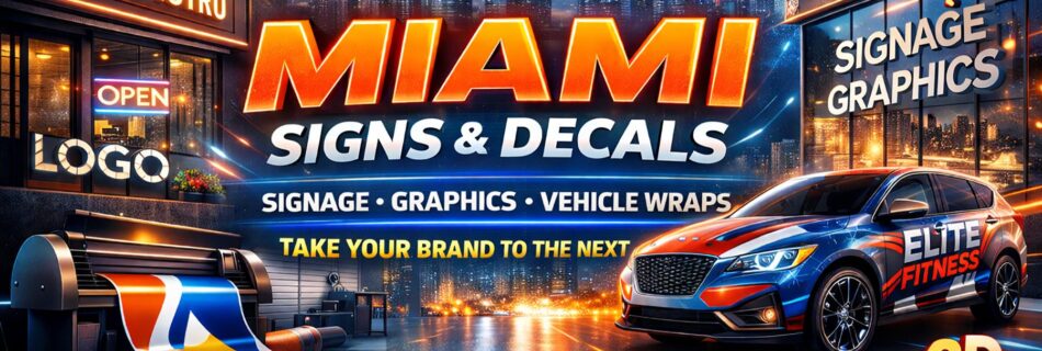 Who Can Make My Sign in Miami